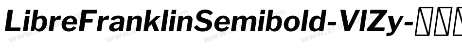 LibreFranklinSemibold-VlZy字体转换