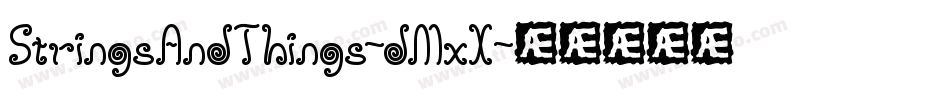 StringsAndThings-dMxX字体转换 StringsAndThings-dMxX字体转换