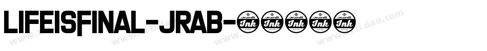 LifeIsFinal-JrAB字体转换