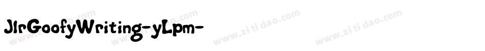 JlrGoofyWriting-yLpm字体转换