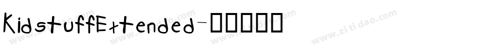 KidstuffExtended字体转换