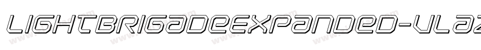 LightBrigadeExpanded-Vlaz字体转换