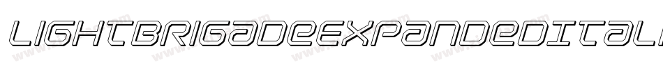 LightBrigadeExpandedItalic-Jg7a字体转换