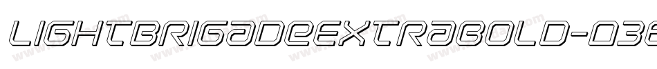 LightBrigadeExtrabold-O364字体转换