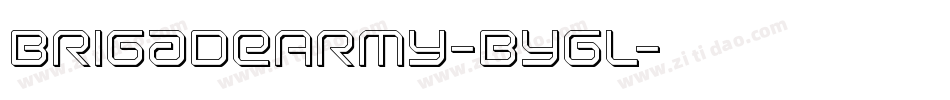 BrigadeArmy-Bygl字体转换