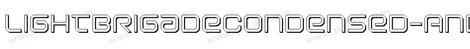 LightBrigadeCondensed-AnBL字体转换 LightBrigadeCondensed-AnBL字体转换