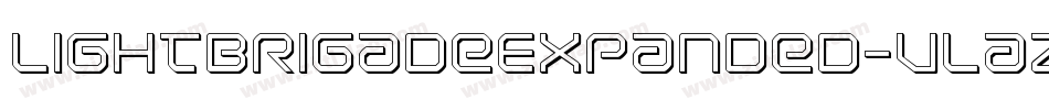 LightBrigadeExpanded-Vlaz字体转换