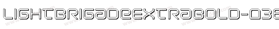 LightBrigadeExtrabold-O364字体转换