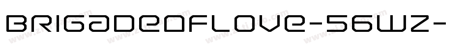 BrigadeOfLove-56Wz字体转换