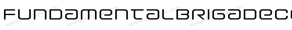 FundamentalBrigadeCondensed-B7gn字体转换