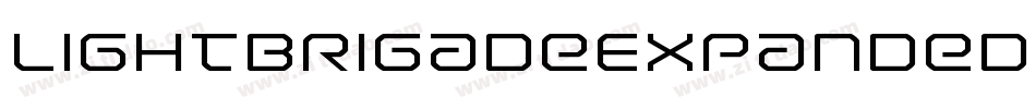 LightBrigadeExpanded-Vlaz字体转换
