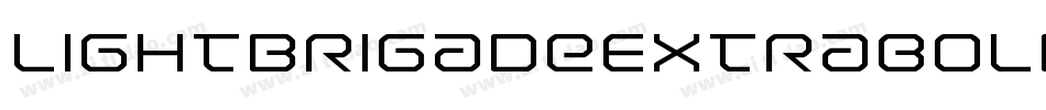 LightBrigadeExtrabold-O364字体转换
