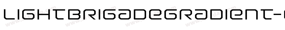 LightBrigadeGradient-G72q字体转换