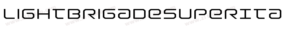 LightBrigadeSuperItalic-n8z1字体转换