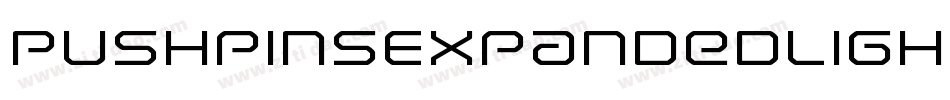PushpinsExpandedLight-Ome3字体转换 PushpinsExpandedLight-Ome3字体转换