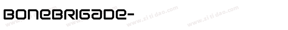 BoneBrigade字体转换