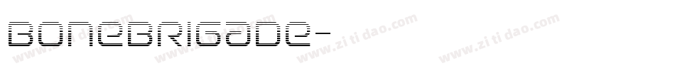 BoneBrigade字体转换