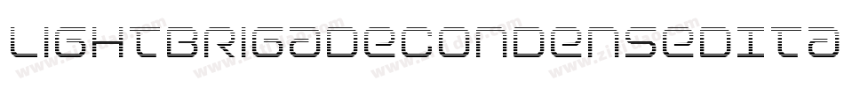 LightBrigadeCondensedItalic-qvz2字体转换