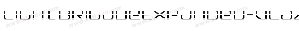 LightBrigadeExpanded-Vlaz字体转换