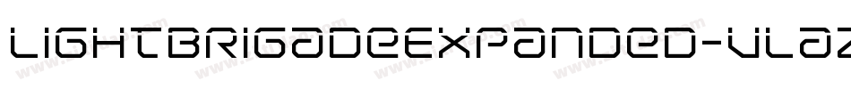 LightBrigadeExpanded-Vlaz字体转换