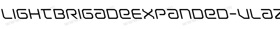 LightBrigadeExpanded-Vlaz字体转换