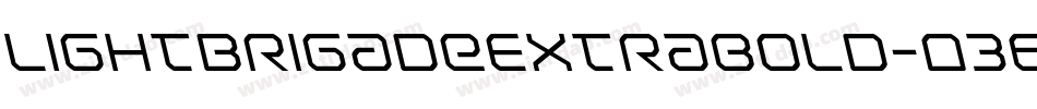 LightBrigadeExtrabold-O364字体转换