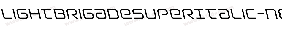 LightBrigadeSuperItalic-n8z1字体转换