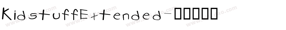 KidstuffExtended字体转换