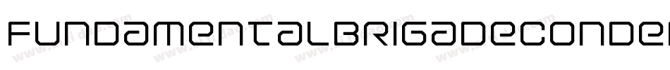 FundamentalBrigadeCondensed-B7gn字体转换