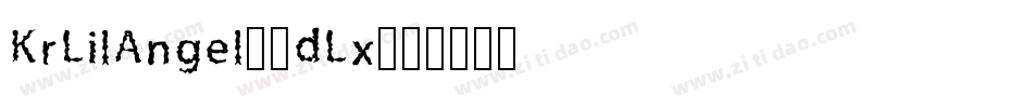 KrLilAngel-4dLx字体转换
