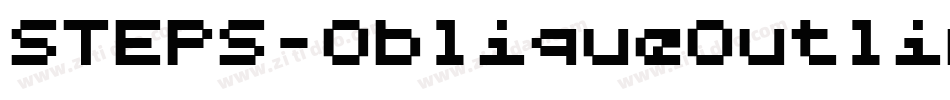 STEPS-ObliqueOutline字体转换