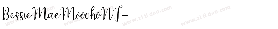 BessieMaeMoochoNF字体转换