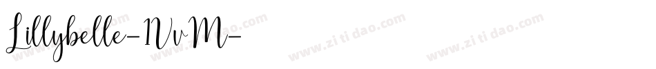 Lillybelle-1VvM字体转换