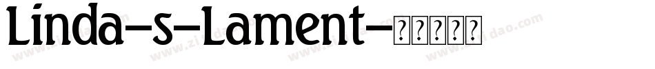 Linda-s-Lament字体转换