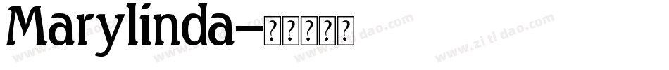 Marylinda字体转换