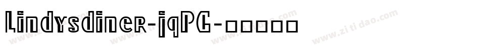 Lindysdiner-jqPG字体转换