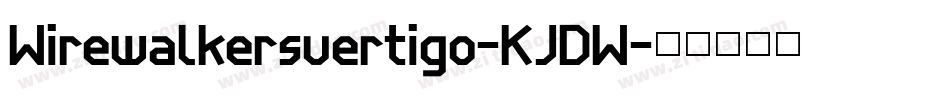 Wirewalkersvertigo-KJDW字体转换
