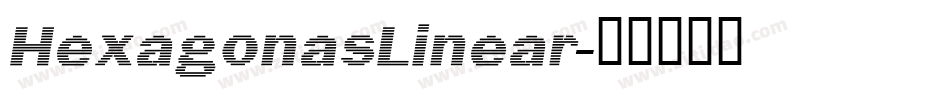 HexagonasLinear字体转换