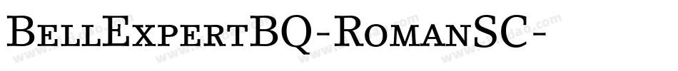 BellExpertBQ-RomanSC字体转换