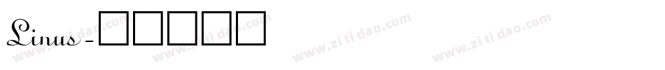 Linus字体转换