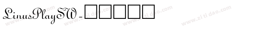 LinusPlaySW字体转换