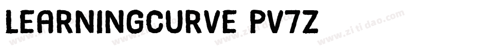 Learningcurve-Pv7Z字体转换