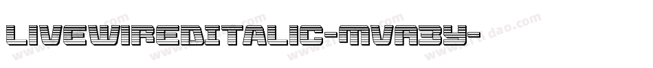 LivewiredItalic-MVA3Y字体转换