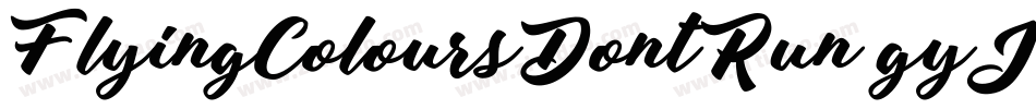 FlyingColoursDontRun-gyJ3字体转换