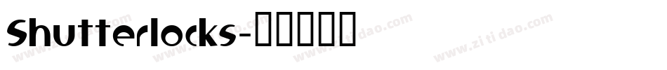 Shutterlocks字体转换