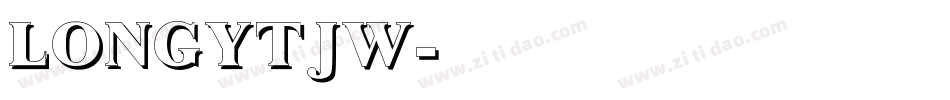 LONGYTJW字体转换