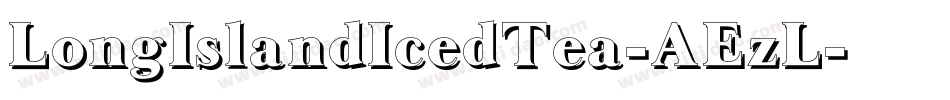 LongIslandIcedTea-AEzL字体转换