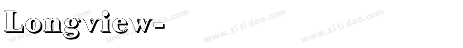 Longview字体转换
