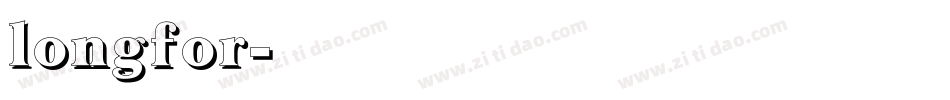longfor字体转换