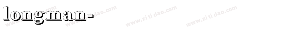 longman字体转换